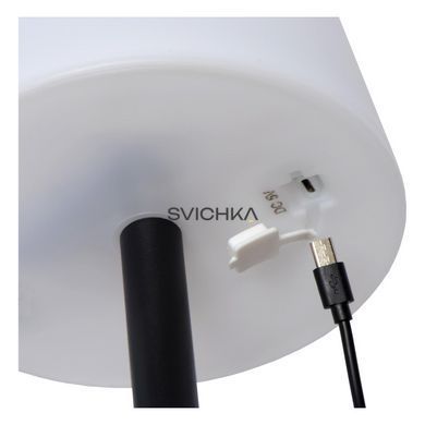 Аккумуляторная настольная лампа для дома и улицы Lucide RIO Battery pack/batteries &Oslash; 15,5 cm LED Dim. 1x1,8W 3000K IP44 Rgb Multicolor