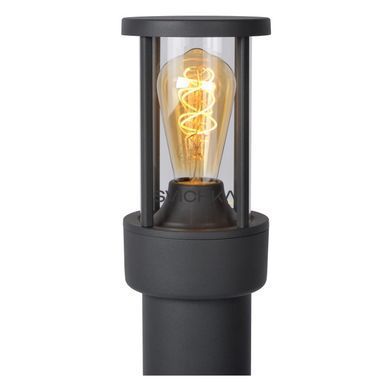 Вуличний стовпчик Lucide LORI 1xE27 IP44 Day/Night Sensor Anthracite, Anthracite