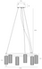 Люстра Nordlux Vico 6, Black