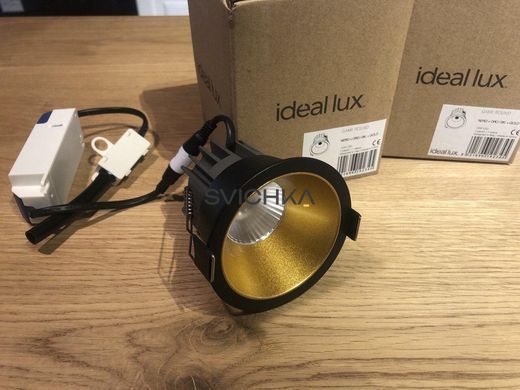 Ideal Lux GAME FI1 ROUND Black & Gold 192345