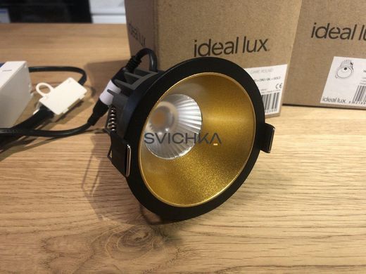 Ideal Lux GAME FI1 ROUND Black & Gold 192345