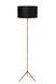 Торшер Lucide TONDO &Oslash; 38 cm 1xE27 Matt Gold / Brass, Matt Gold / Brass