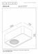 Стельовий точковий світильник Lucide ANGULAR LED Dim. White, WHITE, Чорний, Білий