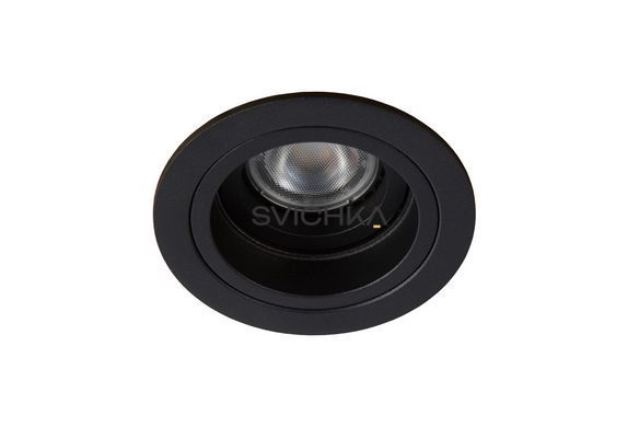 Вбудований світильник Lucide EMBED &Oslash; 9,1 cm 1xGU10 Black, BLACK