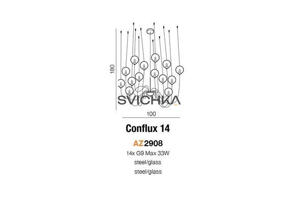 Люстра Azzardo AZ2908 Conflux