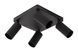 Стельовий точковий світильник Lucide CLUBS 4xGU10 Black, BLACK