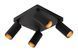 Стельовий точковий світильник Lucide CLUBS 4xGU10 Black, BLACK