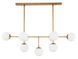 Люстра Eichholtz Lux Chandelier, brass, латунь, Латунь, Белый