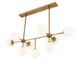 Люстра Eichholtz Lux Chandelier, brass, латунь, Латунь, Белый
