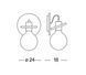 Ideal Lux RADIO AP1 Чёрный 119502