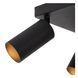 Стельовий точковий світильник Lucide CLUBS 4xGU10 Black, BLACK