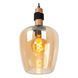 Подвесной светильник Lucide ILONA &Oslash; 22 cm 1xE27 Amber, Amber, Янтарный, Янтарный