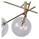 Подвесной светильник Lucide ALARA &Oslash; 72 cm LED G4 6x1,5W 2700K Gold, Gold, Дымчатый