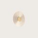 Настінний світильник Aromas Glic, Brass, латунь, Латунь, Прозорий
