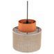 Подвесной светильник TK Lighting DUO JUTA S, Beige/Orange