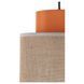Подвесной светильник TK Lighting DUO JUTA S, Beige/Orange