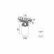 Трековий світильник LTX 09.0591.13.930.WH IN_RING TUB M A 90, 10.8W, 3000К, White