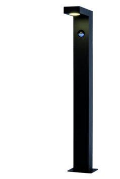 Вуличний стовпчик Lucide TEXAS IR LED 1x7W 3000K IP54 Motion & Day/Night Sensor Anthracite, Anthracite