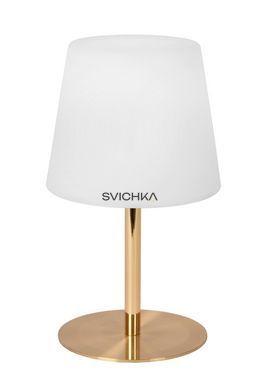 Акумуляторна настільна лампа для дому та вулиці Lucide TYON Battery pack/batteries &Oslash; 15 cm LED Dim. IP65 Matt Gold / Brass, Matt Gold / Brass, Matt Gold / Brass, Опал, Опал