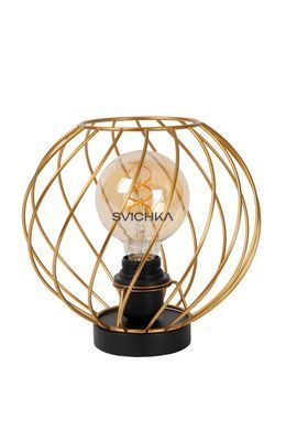 Настольная лампа Lucide DANZA &Oslash; 25 cm 1xE27 Matt Gold / Brass