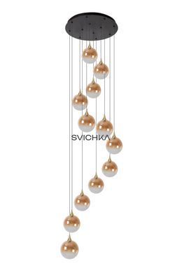 Подвесной светильник Lucide GISELA &Oslash; 61 cm LED Dim. 12x3,5W 2700K Amber