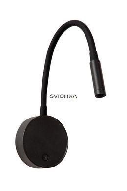 Акумуляторний настінний світильник Lucide ASJA Battery pack/batteries LED Dim. 1x3W 2700K Black, BLACK, Чорний, Чорний