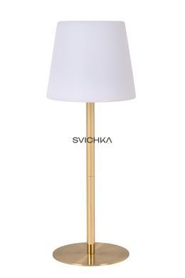 Акумуляторна настільна лампа для дому та вулиці Lucide TYON Battery pack/batteries &Oslash; 15 cm LED Dim. IP65 Matt Gold / Brass, Matt Gold / Brass, Matt Gold / Brass, Опал, Опал