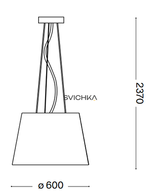 Подвесной светильник Ideal Lux NORDIK SP6 161662