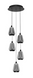 Подвесной светильник Nova luce 9416969 ALISH, Smoky