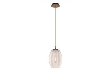 Підвісний світильник AZzardo Helena B AZ3342 LED, Латунь, Димчатий, Прозорий