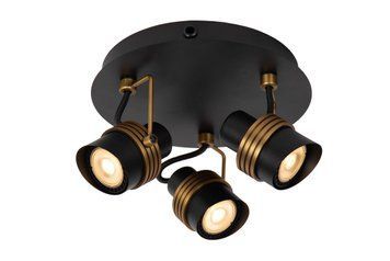 Стельовий точковий світильник Lucide TUNDRAN &Oslash; 21 cm 3xGU10 Black, BLACK