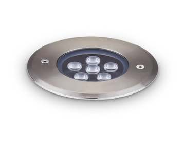 Вбудований вуличний світильник Ideal Lux Floor pt d12, Steel