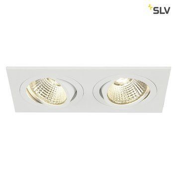 Точковий світильник SLV NEW TRIA LED 2 SQUARE SET 113891, Білий, Білий, Білий, Білий