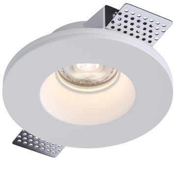 Світильник точковий врізний KLOODI KD-GIPS RD130 H45, Білий