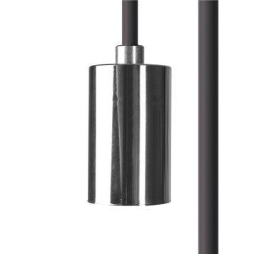 Кабель Nowodvorski CAMELEON CABLE E27 BL/CH 2,5 м 8657, Хром, Чорний