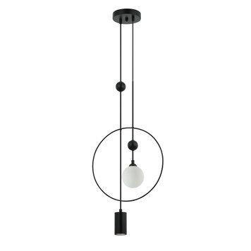 Підвісний світильник Italux Trosti, Black/White