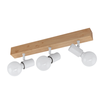 Спот Eglo TOWNSHEND 3 33171, Білий, Коричневий