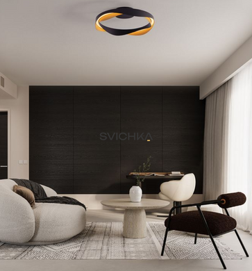 Стельовий світильник Nova luce RADON, Black/Gold