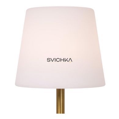 Акумуляторна настільна лампа для дому та вулиці Lucide TYON Battery pack/batteries &Oslash; 15 cm LED Dim. IP65 Matt Gold / Brass, Matt Gold / Brass, Matt Gold / Brass, Опал, Опал