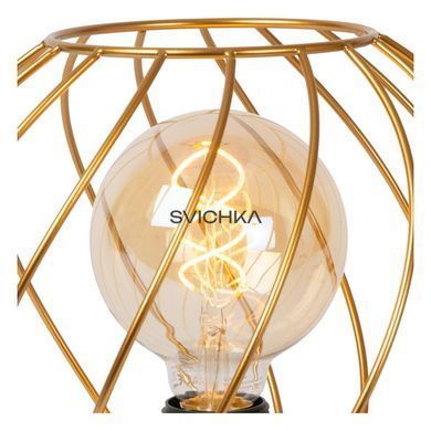 Настольная лампа Lucide DANZA &Oslash; 25 cm 1xE27 Matt Gold / Brass