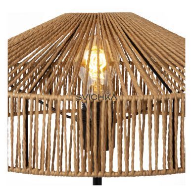 Настільна лампа Lucide YUNKAI &Oslash; 40 cm 1xE27 Natural, Natural, Чорний, Дерево, Дерево