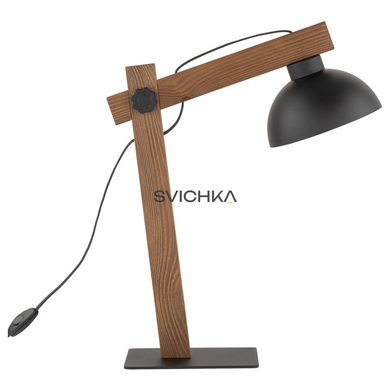 Настільна лампа TK Lighting OSLO, Black/Brown