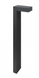 Вуличний стовпчик Norlys 1311GR Asker 85, 3000К, Graphite
