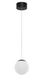 Подвесной светильник Nova luce NUVOLE 1, Black/White