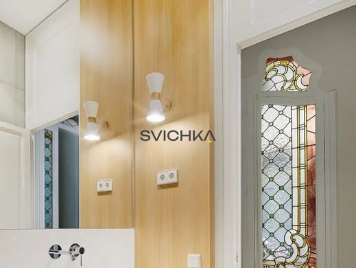 Настінний світильник Luxcambra Uec, White/Gold