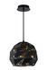 Підвісний світильник Lucide MALUNGA &Oslash; 25 cm 1xE27 Black, BLACK, Чорний, Чорний