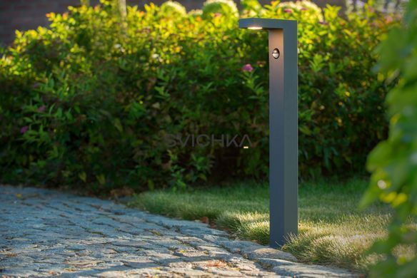 Вуличний стовпчик Lucide TEXAS IR LED 1x7W 3000K IP54 Motion & Day/Night Sensor Anthracite, Anthracite