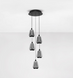 Подвесной светильник Nova luce 9416969 ALISH, Smoky