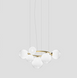 Люстра Vistosi Puppet ring SP 7A, Gold/White