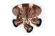 Стельовий точковий світильник Lucide CIGAL LED GU10 3x5W 2700K Copper, Copper, Мідний